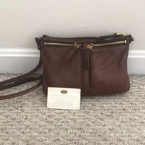 Fossil Crossbody in Brown